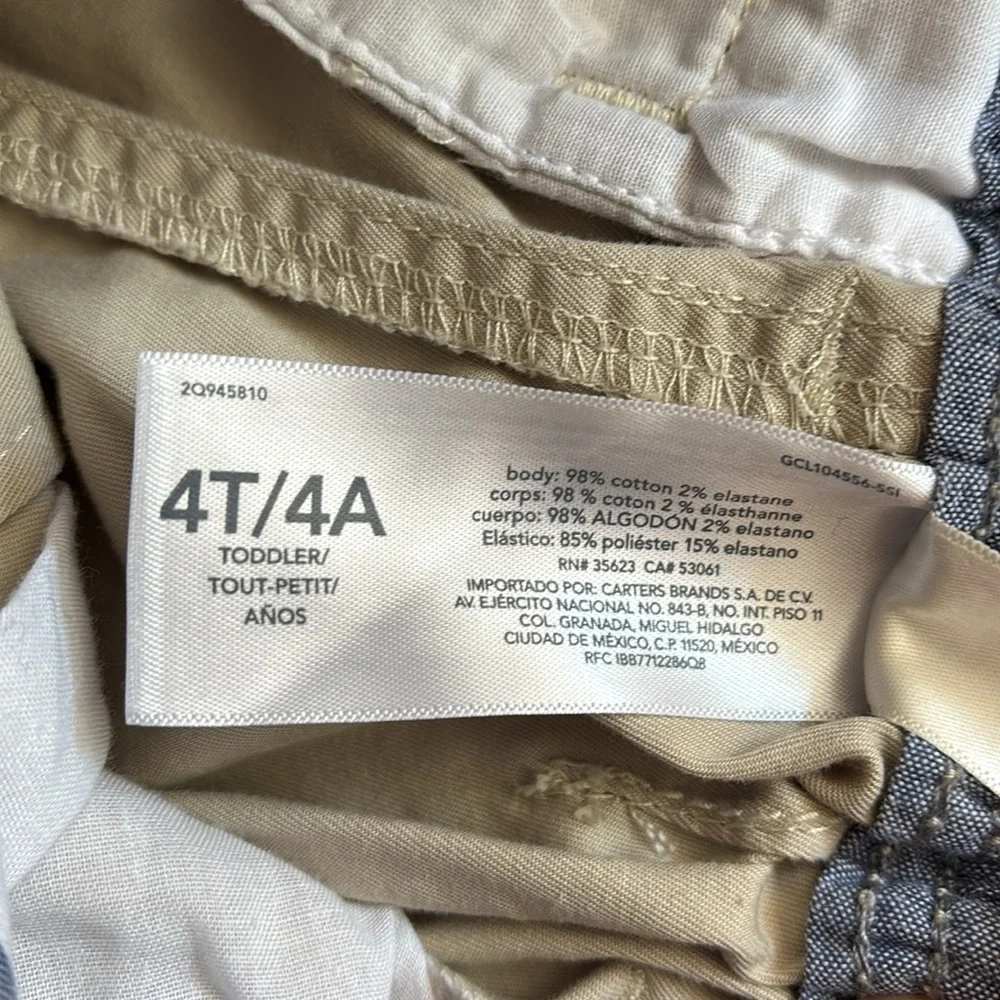 4T OshKosh B’Gosh Khaki Pants